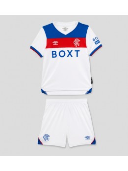 Rangers Replika Borta Kläder Barn 2025-26 Kortärmad (+ byxor)